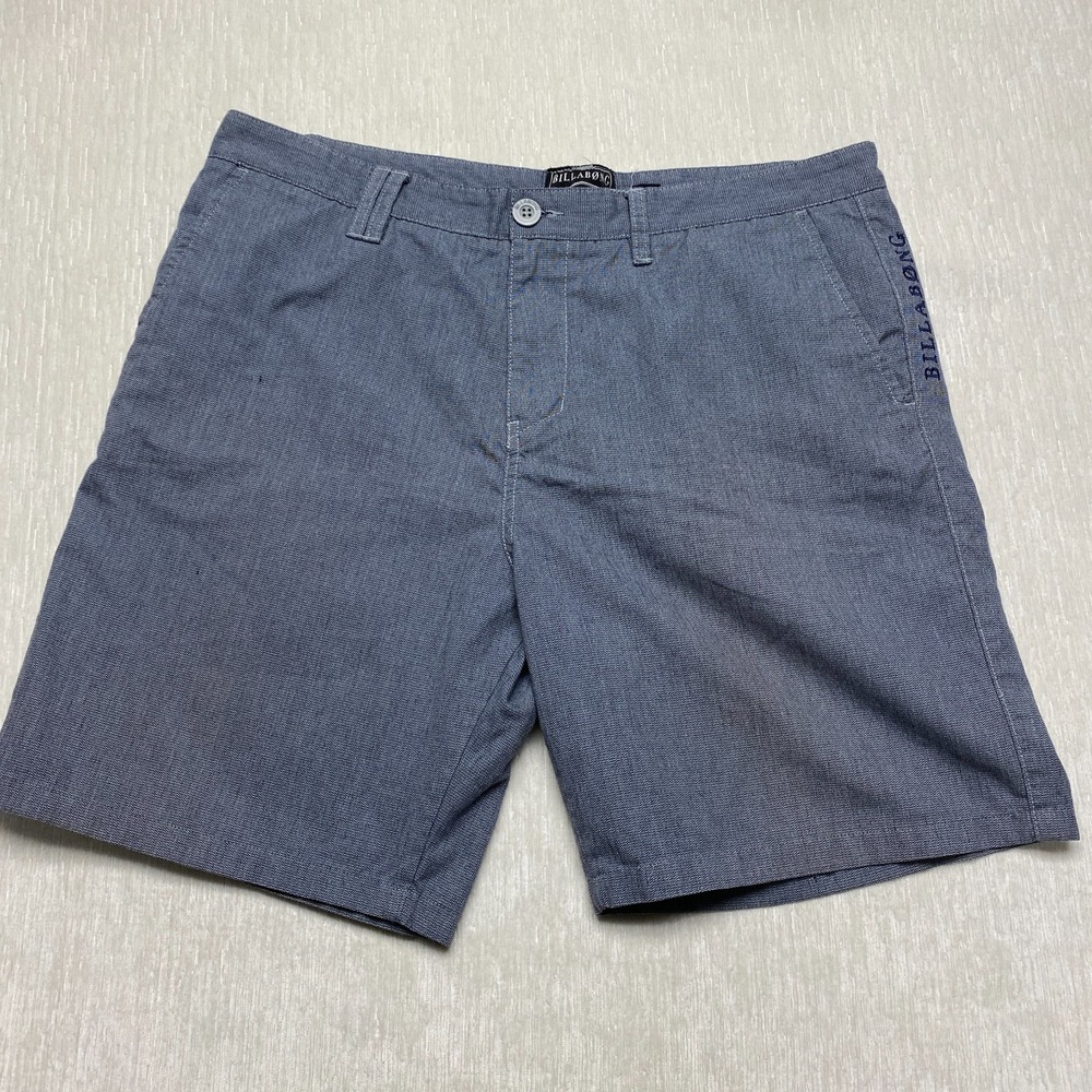 Billabong Chino Shorts Premium Crossfire Hybrid Men 38 Gray Cotton Logo Street